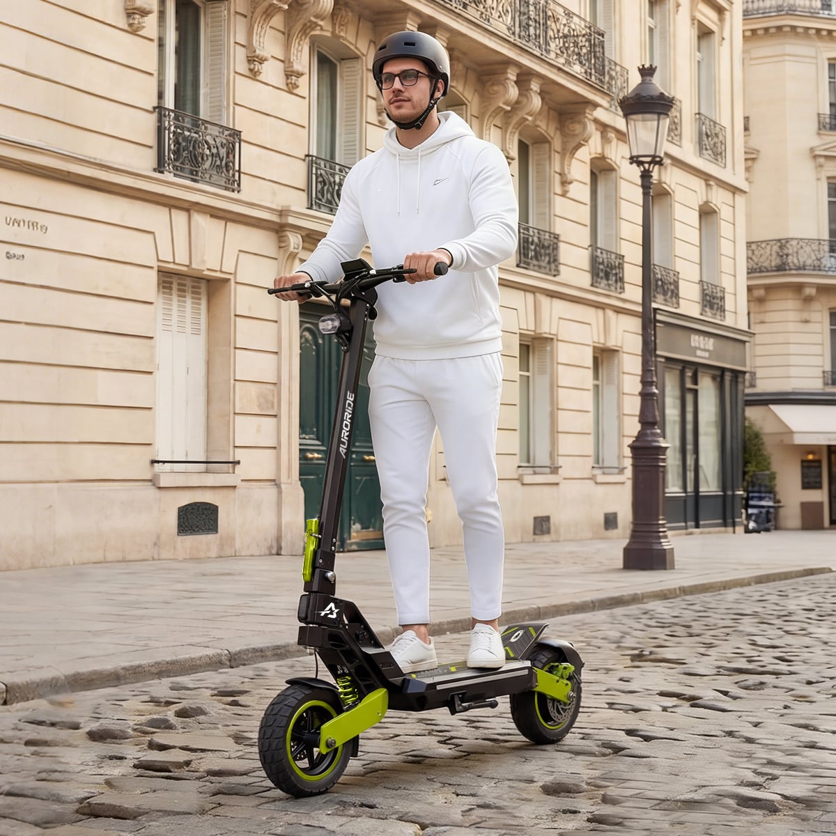 N9 80 km Long-Range Electric Scooter for Adults, 1200W Peak Dual Suspension
